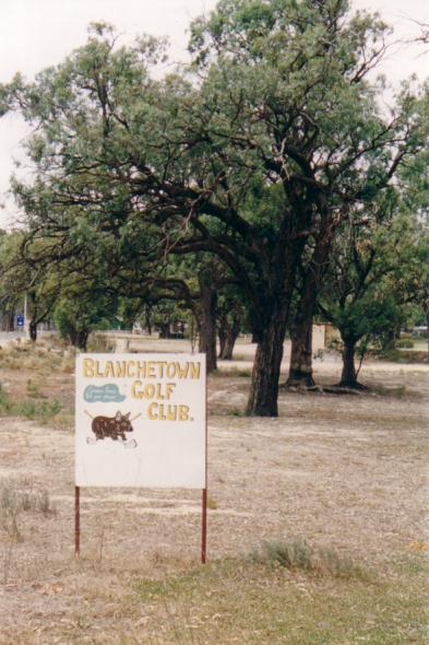 The Blanchetown golf course.  No grass, plenty of bush.  