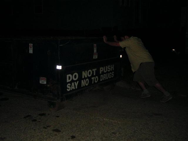 Do NOT push...