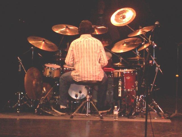 Neil Garthy and his 10 pedal kit