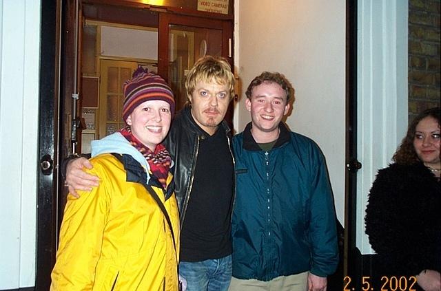 Kirsty, Eddie Izzard, and Seth