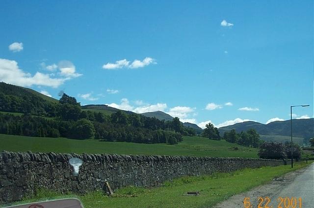 side of road