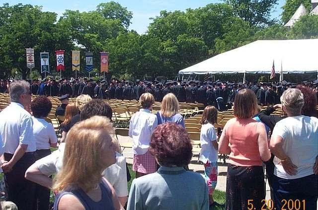 grads standing