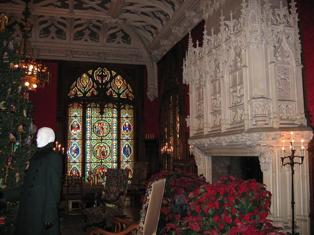 Inside the Marble House.