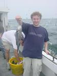 Seth and his sea bass