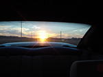 Sunset on the way home