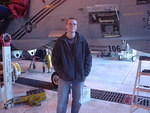 Standing next to a F-14B