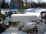 1 Foot of snow on that table.